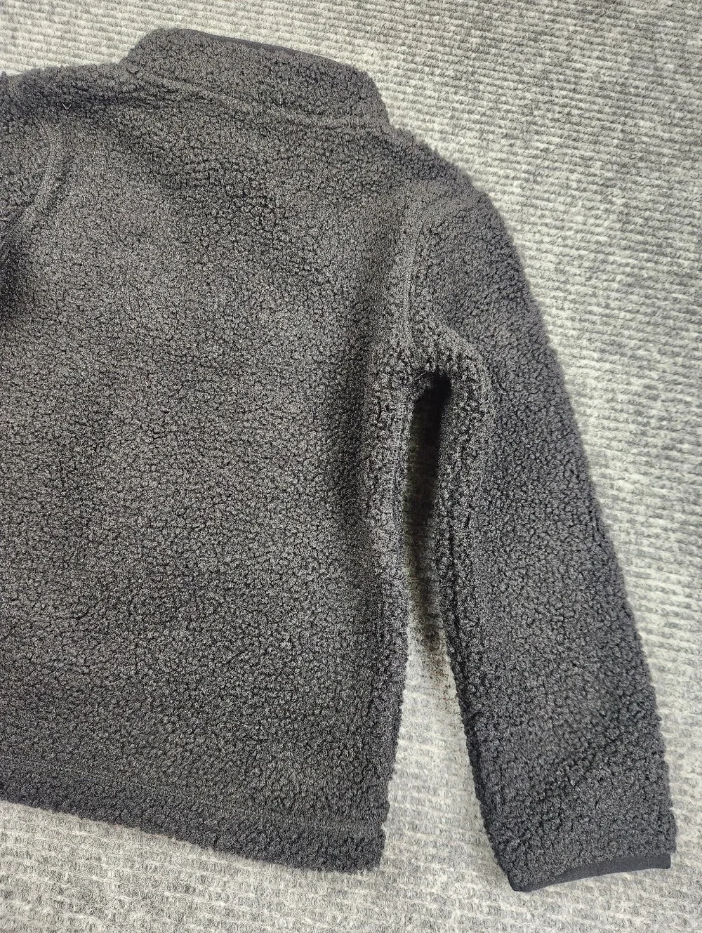 Under Armour Kids Sherpa Quarter-Snap Pullover Sz:6 NWT Black Teddy Pockets